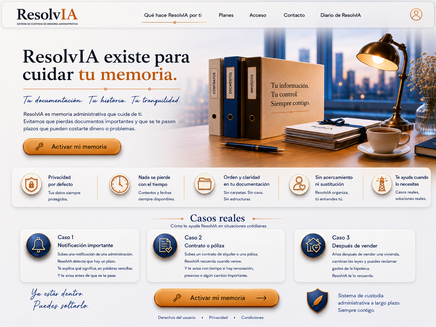 ResolvIA existe para cuidar tu memoria